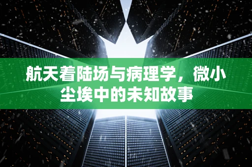 航天着陆场与病理学，微小尘埃中的未知故事