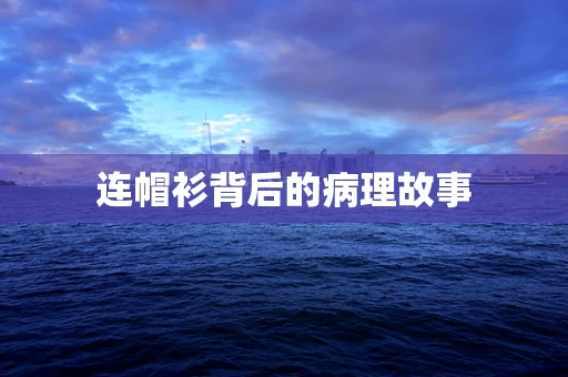 连帽衫背后的病理故事