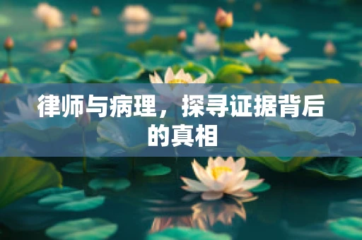律师与病理，探寻证据背后的真相