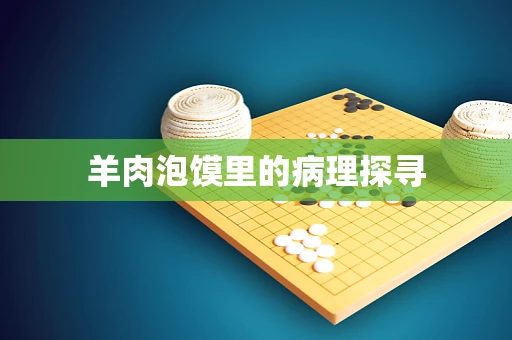 羊肉泡馍里的病理探寻