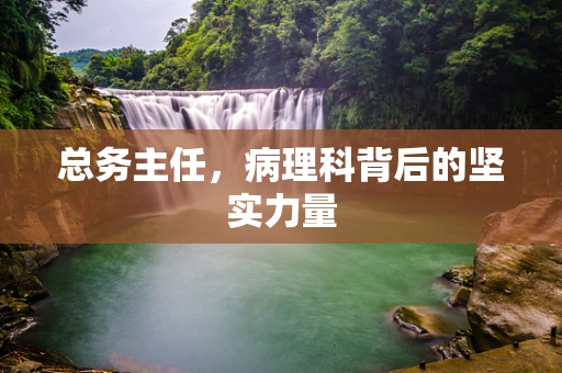 总务主任，病理科背后的坚实力量