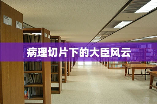 病理切片下的大臣风云