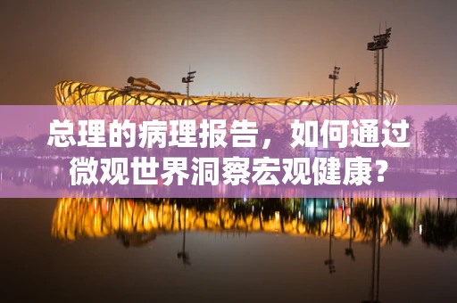 总理的病理报告，如何通过微观世界洞察宏观健康？