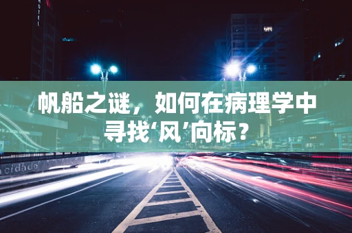 帆船之谜，如何在病理学中寻找‘风’向标？