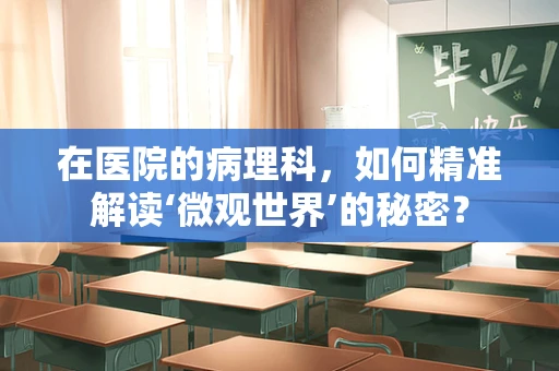 在医院的病理科，如何精准解读‘微观世界’的秘密？