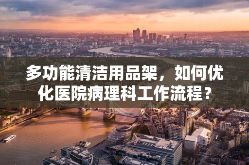 多功能清洁用品架，如何优化医院病理科工作流程？