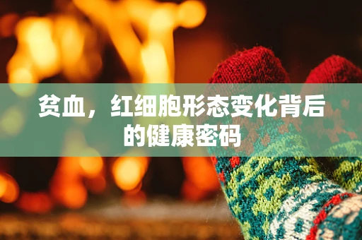 贫血，红细胞形态变化背后的健康密码