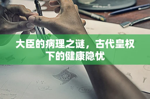 大臣的病理之谜，古代皇权下的健康隐忧
