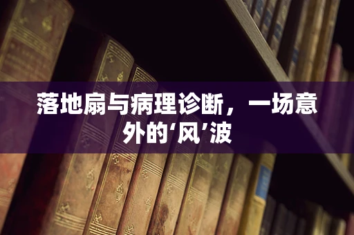 落地扇与病理诊断，一场意外的‘风’波