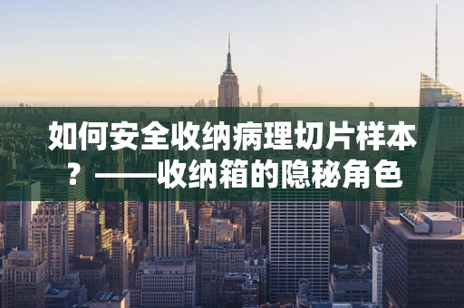 如何安全收纳病理切片样本？——收纳箱的隐秘角色