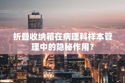 折叠收纳箱在病理科样本管理中的隐秘作用？