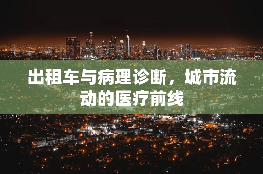 出租车与病理诊断，城市流动的医疗前线