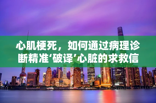 心肌梗死，如何通过病理诊断精准‘破译’心脏的求救信号？