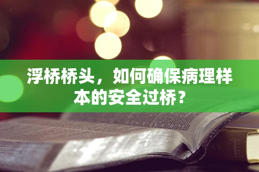 浮桥桥头，如何确保病理样本的安全过桥？