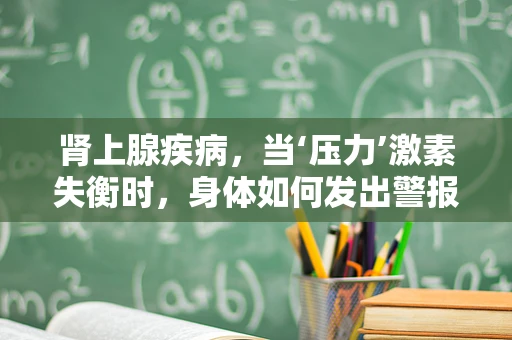 肾上腺疾病，当‘压力’激素失衡时，身体如何发出警报？