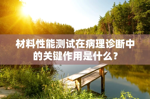 材料性能测试在病理诊断中的关键作用是什么？