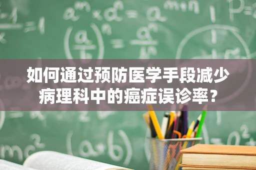 如何通过预防医学手段减少病理科中的癌症误诊率？