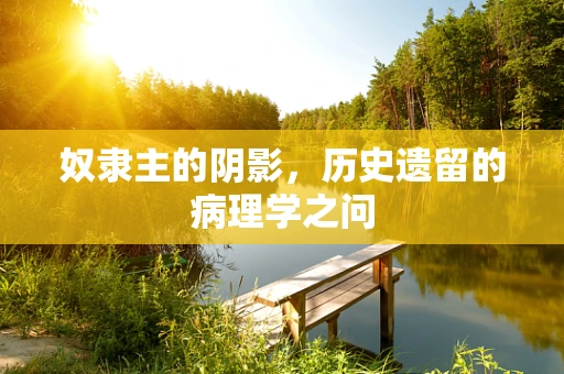 奴隶主的阴影，历史遗留的病理学之问