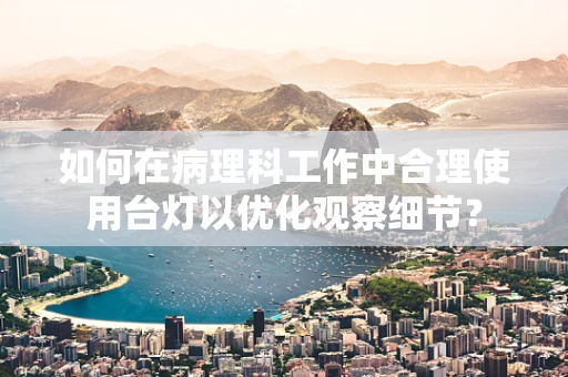 如何在病理科工作中合理使用台灯以优化观察细节？