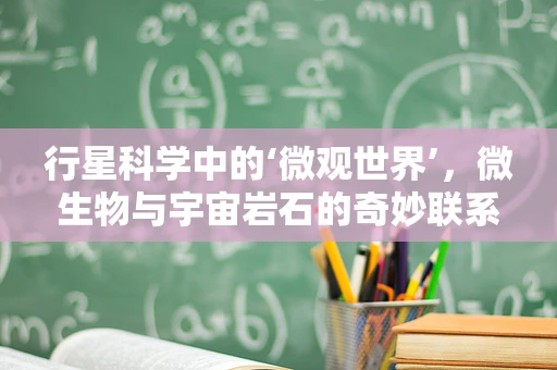行星科学中的‘微观世界’，微生物与宇宙岩石的奇妙联系