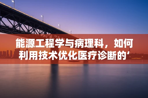 能源工程学与病理科，如何利用技术优化医疗诊断的‘能源’？
