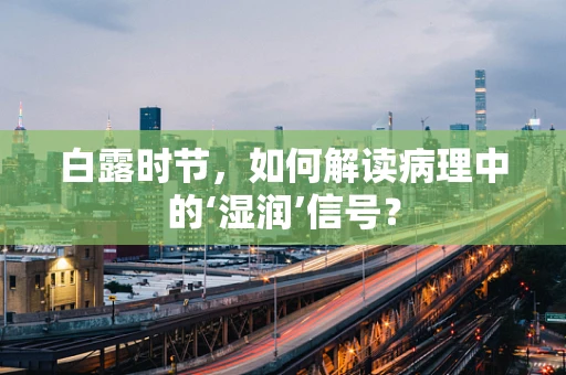 白露时节，如何解读病理中的‘湿润’信号？