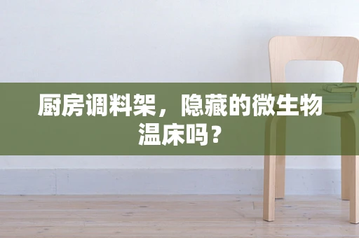 厨房调料架，隐藏的微生物温床吗？