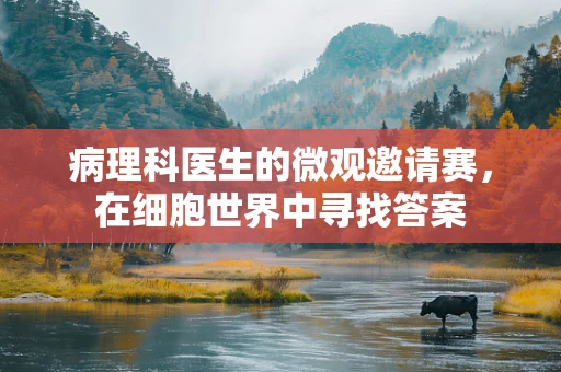病理科医生的微观邀请赛，在细胞世界中寻找答案