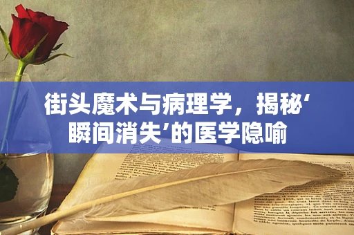 街头魔术与病理学，揭秘‘瞬间消失’的医学隐喻