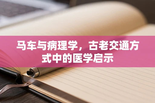 马车与病理学，古老交通方式中的医学启示