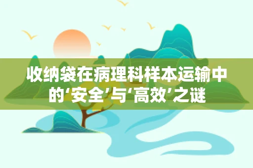 收纳袋在病理科样本运输中的‘安全’与‘高效’之谜