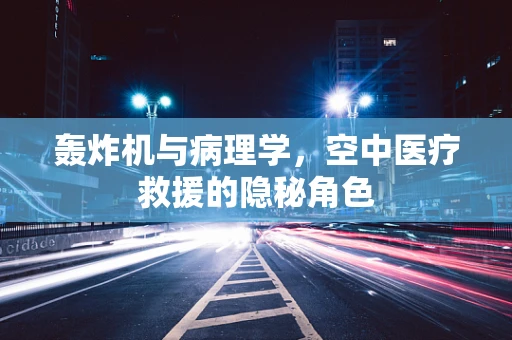 轰炸机与病理学，空中医疗救援的隐秘角色