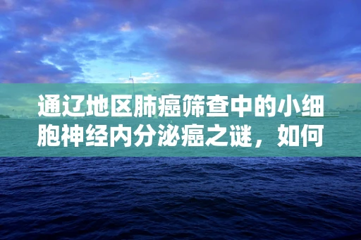 通辽地区肺癌筛查中的小细胞神经内分泌癌之谜，如何精准诊断与治疗？