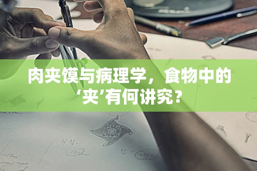 肉夹馍与病理学，食物中的‘夹’有何讲究？