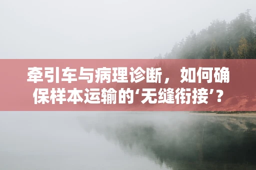 牵引车与病理诊断，如何确保样本运输的‘无缝衔接’？