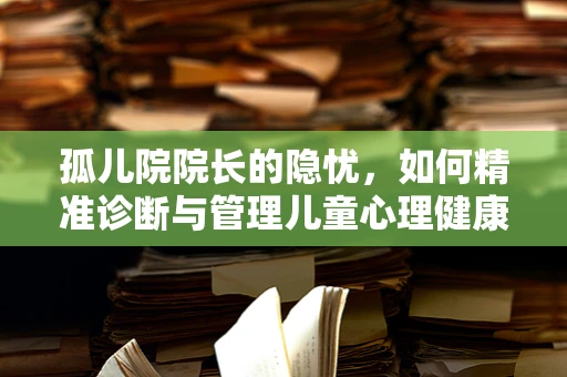 孤儿院院长的隐忧，如何精准诊断与管理儿童心理健康？