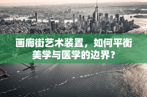画廊街艺术装置，如何平衡美学与医学的边界？