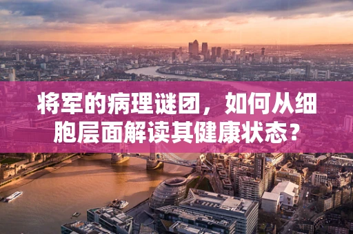 将军的病理谜团，如何从细胞层面解读其健康状态？