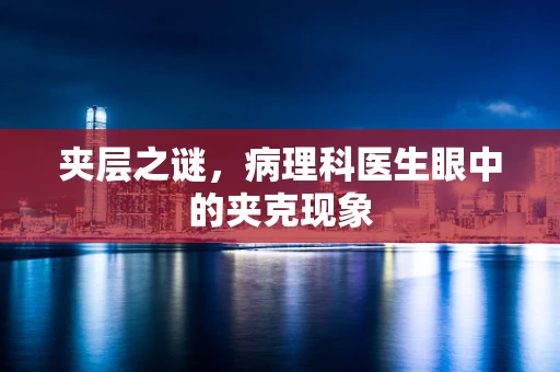 夹层之谜，病理科医生眼中的夹克现象