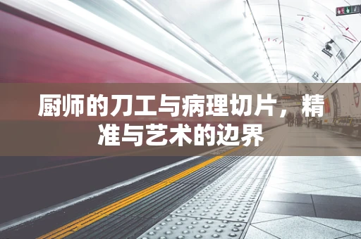 厨师的刀工与病理切片，精准与艺术的边界