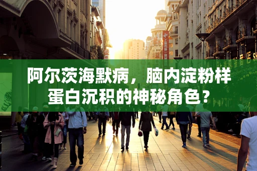 阿尔茨海默病，脑内淀粉样蛋白沉积的神秘角色？