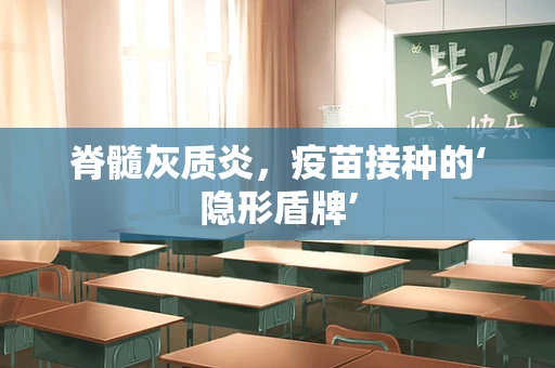 脊髓灰质炎，疫苗接种的‘隐形盾牌’