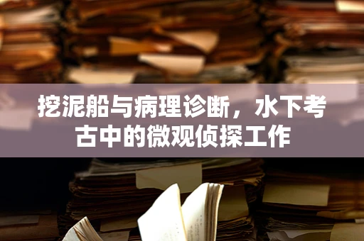挖泥船与病理诊断，水下考古中的微观侦探工作