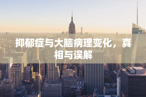 抑郁症与大脑病理变化，真相与误解