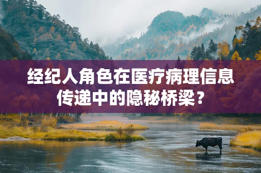 经纪人角色在医疗病理信息传递中的隐秘桥梁？