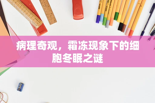 病理奇观，霜冻现象下的细胞冬眠之谜