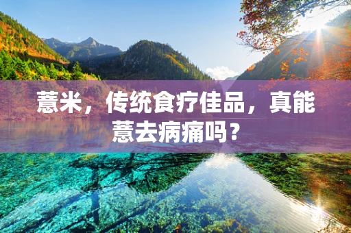 薏米，传统食疗佳品，真能薏去病痛吗？