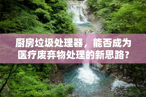 厨房垃圾处理器，能否成为医疗废弃物处理的新思路？