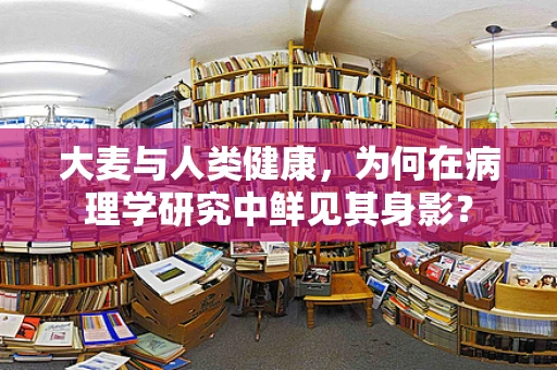 大麦与人类健康，为何在病理学研究中鲜见其身影？