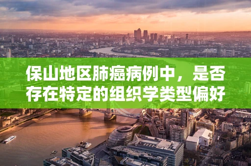 保山地区肺癌病例中，是否存在特定的组织学类型偏好？
